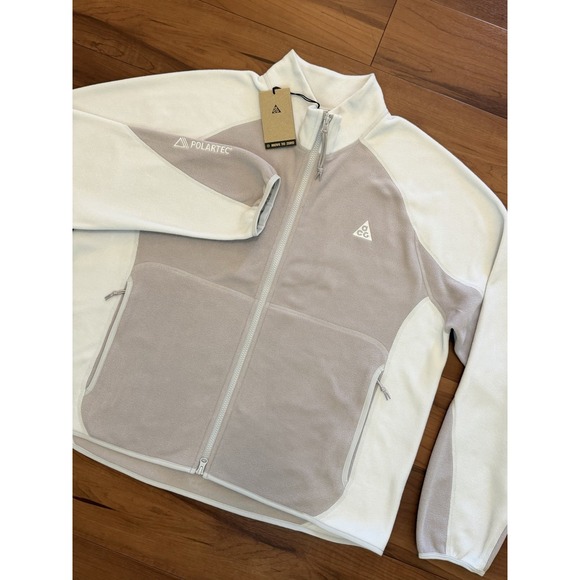 Nike ACG Other - Nike ACG "Wolf Tree" Full-Zip Jacket IF0964-009 Grey White $135 Unisex Size XL